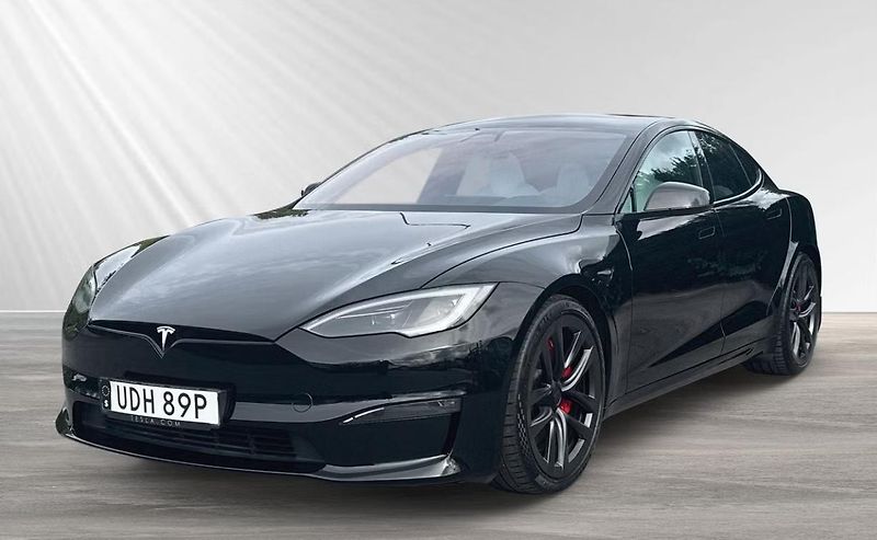 Tesla Model S Plaid AWD FSD Tažné Bílý in.  - fotka 1 z 28