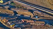 Staveniště dálnice D6 úseku Petrohrad - Lubenec. Foto: Jan Banán Svoboda