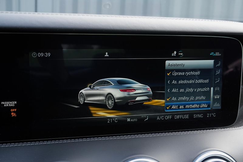 Mercedes-Benz Třídy S S560 Coupe 4Matic, ČR, Masáže - fotka 26 z 44