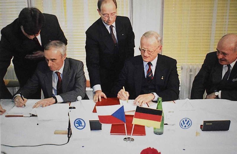 Řez modelem Favorit - lidé z VW ho dobře znali ještě před koupí automobilky v Mladé Boleslavi
