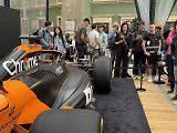 Vůz stáje McLaren obdivují fanoušci Formule 1 na brněnském Zelném trhu od soboty. Podívat se na něj mohou do úterý 27. května.
