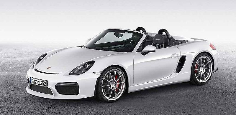 Porsche Boxster Spyder.