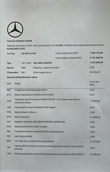Mercedes-Benz GLE 300d 4M/ZÁRUKA/38tkm/CZ - fotka 44 z 46