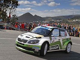 Jan Kopecký na Rallye Kanárské ostrovy.