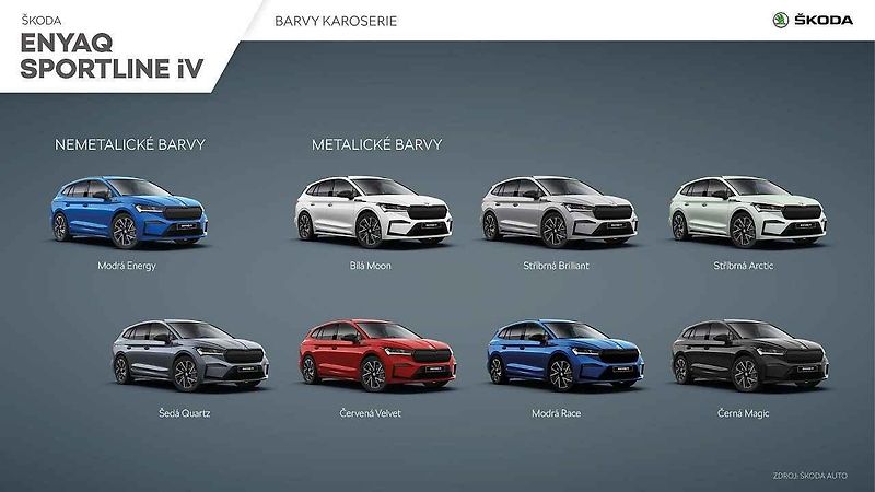 Enyaq iV Sportline je první sportovně orientovaný elektromobil značky