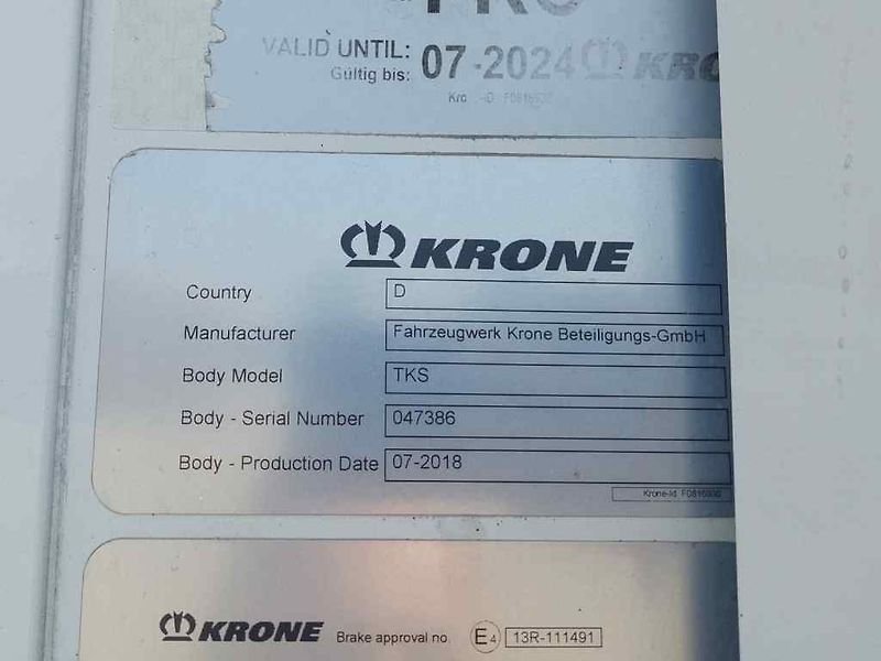 Krone SD Thermo King SLXi 300 dvoupa - fotka 24 z 54
