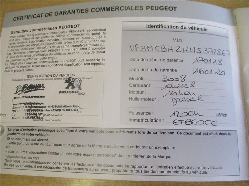 Peugeot 3008 1,6 HDI, navi, klima, servis, - fotka 19 z 21