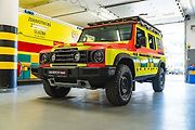 Foto: Dajbych 4x4/Ivo Trzaskalik Praha – Nový vůz pražských záchranářů – Ineos Grenadier v úpravě Ambulance.