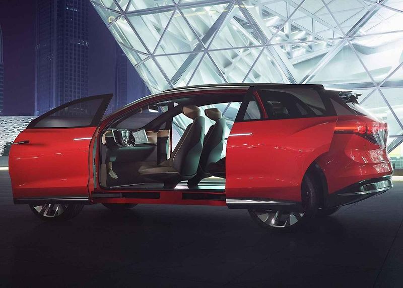Koncept elektrického SUV Volkswagen ID. Roomzz
