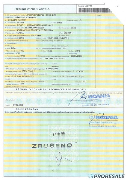 Scania R450 N323 LOW DECK EURO 6 - fotka 10 z 10