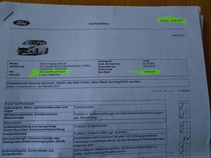 Ford S-MAX 2,0EcoBlue 140kW AWD ST-Line A - fotka 45 z 50