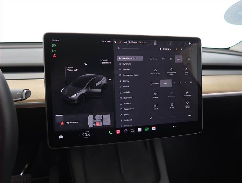 Tesla Model Y (2022) Long Range AWD 79kWh, SoH 89% - fotka 18 z 33
