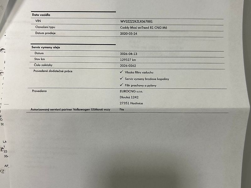 Volkswagen Caddy (2020) Maxi Life 1.4TGI 7míst 2020 | - fotka 51 z 62
