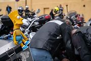 Motorkáři se sjeli na žehnání v bazilice v Jablonném.