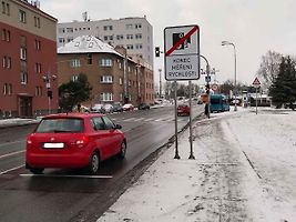 Vůbec nejvíc porušovali rychlost v roce 2024 řidiči na úsekovém měření v ulici Antonína Dvořáka.