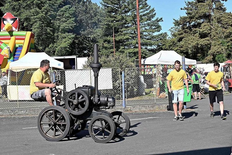 Z akce Pradědečkův traktor v Národním zemědělském muzeu v Čáslavi.