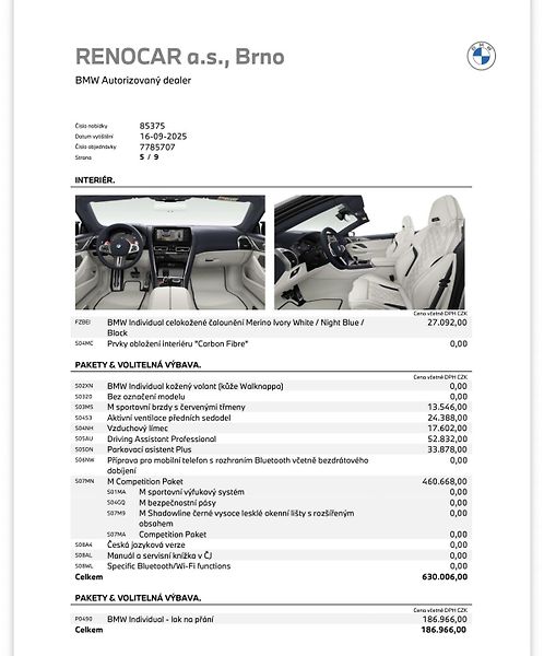 BMW M8 (2024) +COMPETITION+INDIVIDUAL+ČR+ - fotka 27 z 29