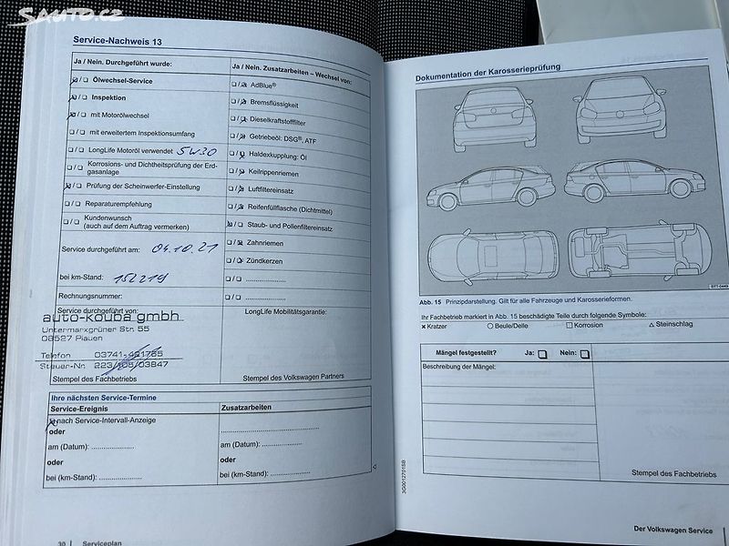Volkswagen Golf (2015) 1.6 TDi 81KW servisni kniha - fotka 40 z 44