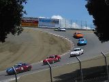 Okruh Laguna Seca a zatáčka Vývrtka - Corkscrew.