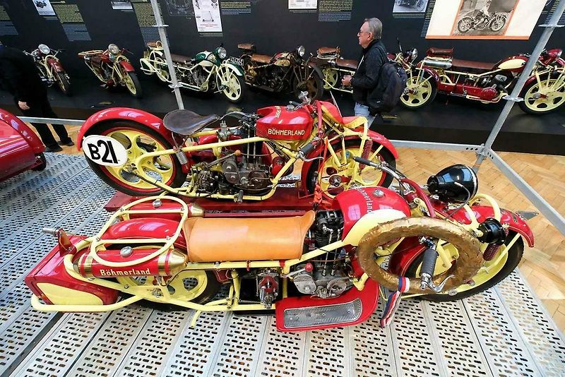 Výstava 30 motocyklů Čechie-Böhmerland