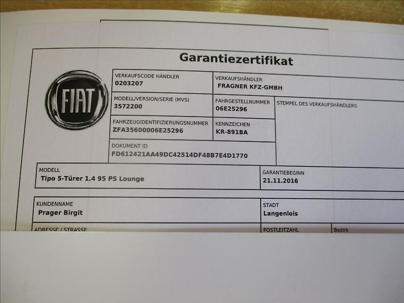 Fiat Tipo 1,4 i 16V, digiklima,Zamluven - fotka 40 z 40