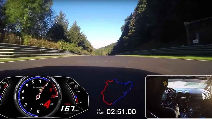 Lamborghini Huracan Performante na Nürburgringu.