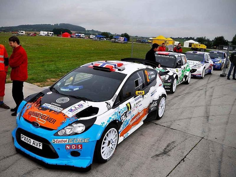 Posádka Semerád / Ceplecha na trati shakedownu Rally Bohemia 2012