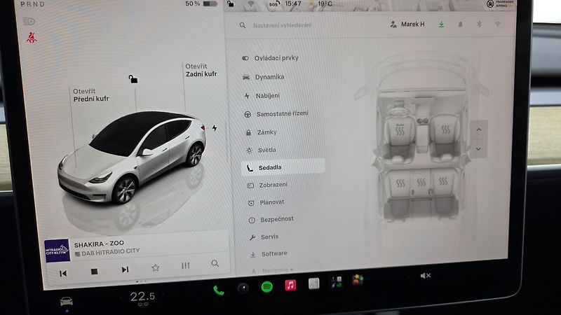 Tesla Model Y (2023) LR AWD Záruka SoH 93,2% - fotka 24 z 33