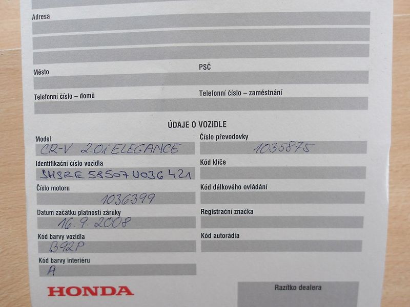 Honda CR-V 2,0i LPG+BENZIN AUTOMAT ! - fotka 28 z 32