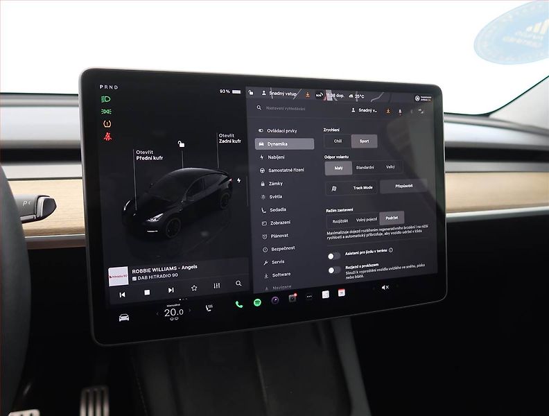 Tesla Model Y (2022) Long Range AWD 79kWh, SoH 91% - fotka 20 z 33