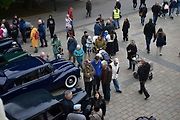 Tradiční sraz autoveteránistů na náměstí T. G. Masaryka v Prostějově. 18. května 2025