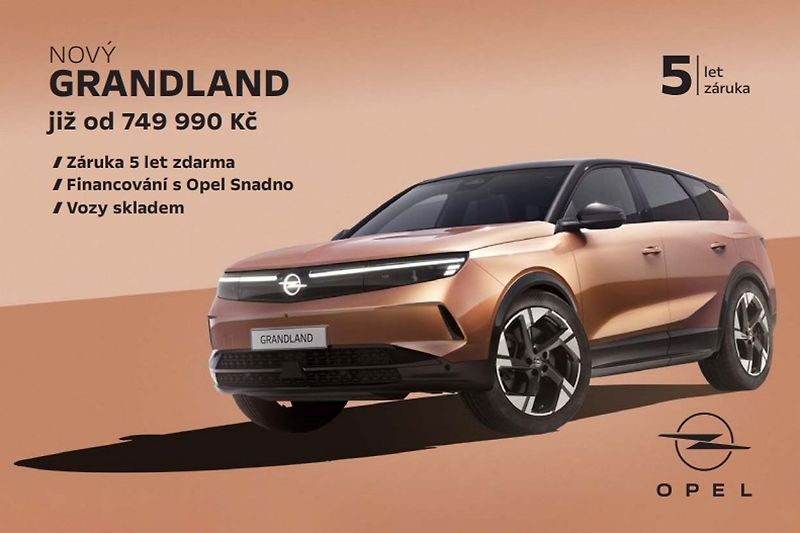 Opel Grandland GS Mild-Hybrid TURBO 145k Aut. - fotka 2 z 13