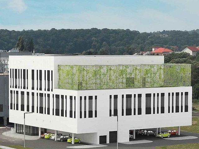 Škoda Auto začala stavět nové emisní centrum.
