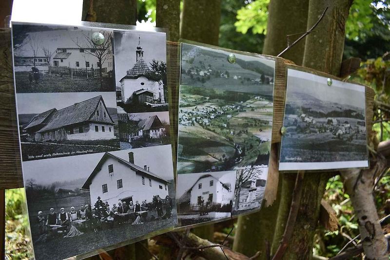 Muzeum vykopávek ve vesnici Vysoká u Hanušovic.