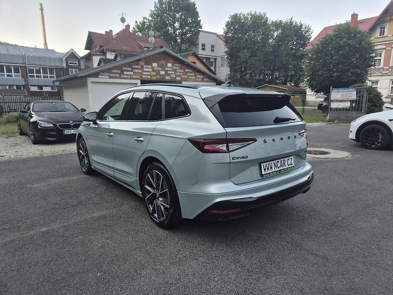 Škoda Enyaq SPORTLINE 195kw, iV80x SOH 92% - fotka 4 z 48