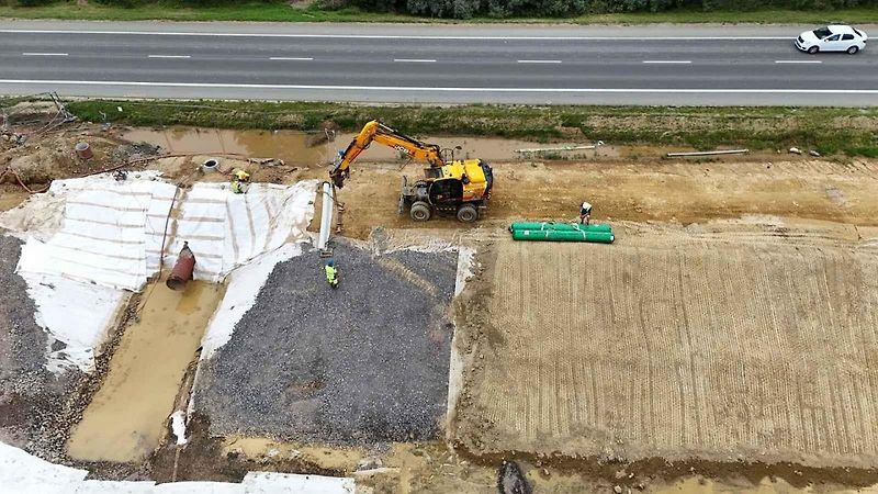 Stavba dálnice D35 Janov u Litomyšle - Opatovec u Svitav, srpen 2024