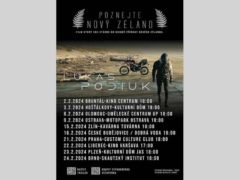 Jízda po pláži na motorce při západu sluníčka byl jeden ze splněných snů Lukáše Podiuka.
