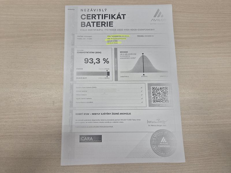 Volkswagen ID.5 150kw, PERFORMACE TZ SOH 93,3% - fotka 21 z 55