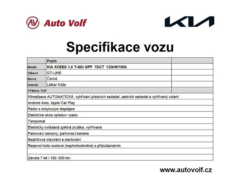 Kia XCeed GT-LINE 1,6 T-GDi GPF 7DCT 110 - fotka 2 z 12