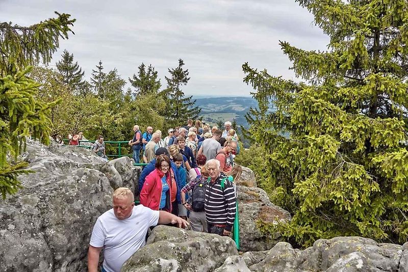 Bludné skály jsou neobvyklé geologické skalní útvary nacházející se těsně u hranic mezi Polskem a Českou republikou.