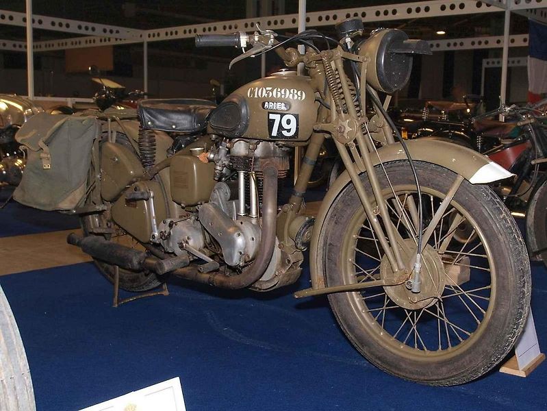 Motocykl BSA M20.