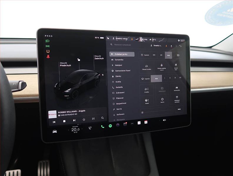 Tesla Model Y (2022) Long Range AWD 79kWh, SoH 91% - fotka 19 z 33