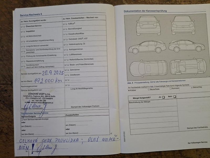 Volkswagen Touran 1.4TSI 7míst servisní historie - fotka 35 z 50