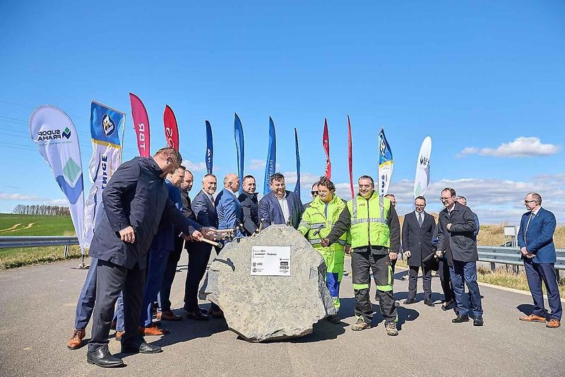 Zahájení stavby dálnice D11 Jaroměř - Trutnov.