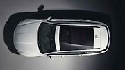 Jaguar XF Sportbrake z ptačí perspektivy.