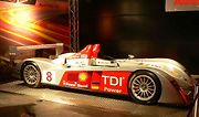 Vystavený monopost Audi R10 TDI.