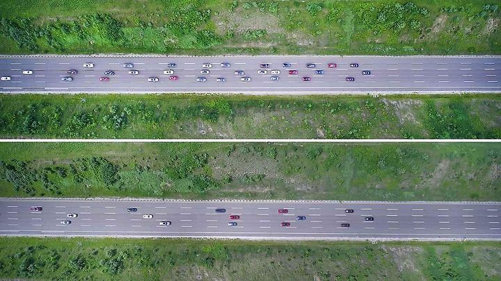 Srovnání schopností řidičů a adaptivního tempomatu v zácpě