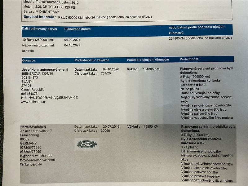 Ford Tourneo Custom 2,2 Trend,92kW,nové pneu - fotka 30 z 30