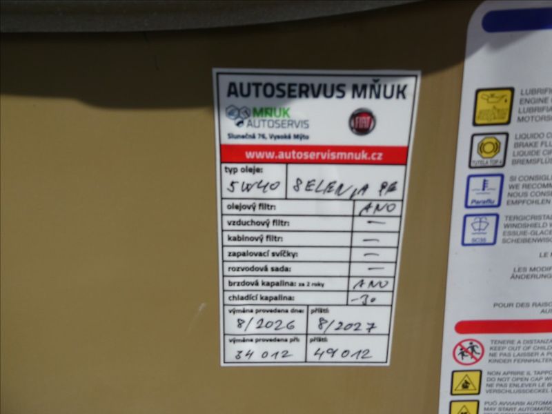Fiat Panda 1,2 51 kW, po servise - fotka 35 z 37