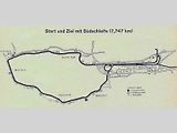 Mapa tratě Südschleife (Jižní smyčky).